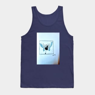 A girl with butterfly wings Tank Top